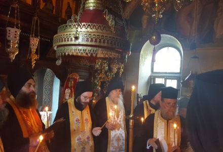 В Света гора за празника на манастира Есфигмен